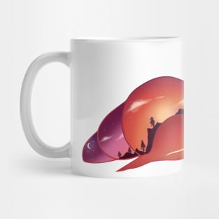 Lesbian Pride Snail Mug